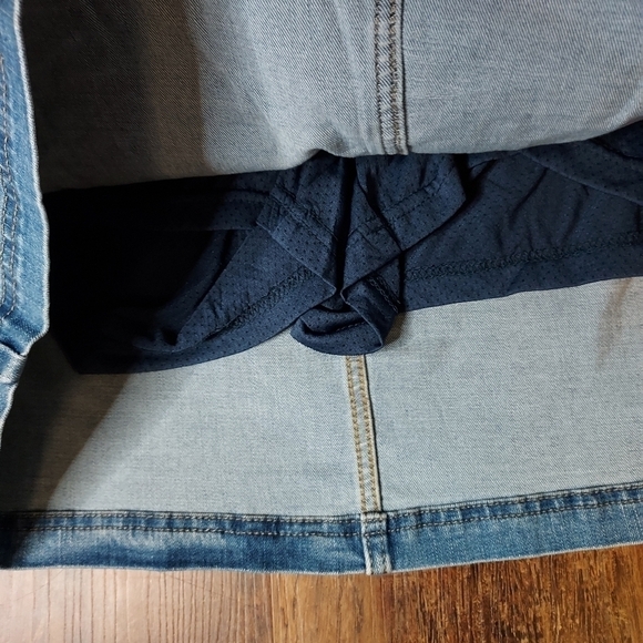 NWT LEE denim skort mid rise size 20" and Bermuda shorts mid rise size 20 plus - Picture 7 of 14